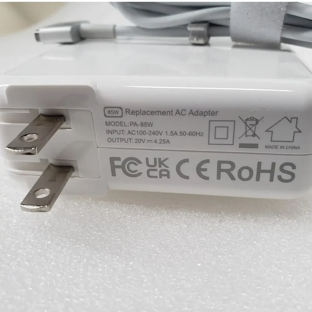 Unbranded 85W Replacement AC Power Adapter Charger for Mac PA-85W